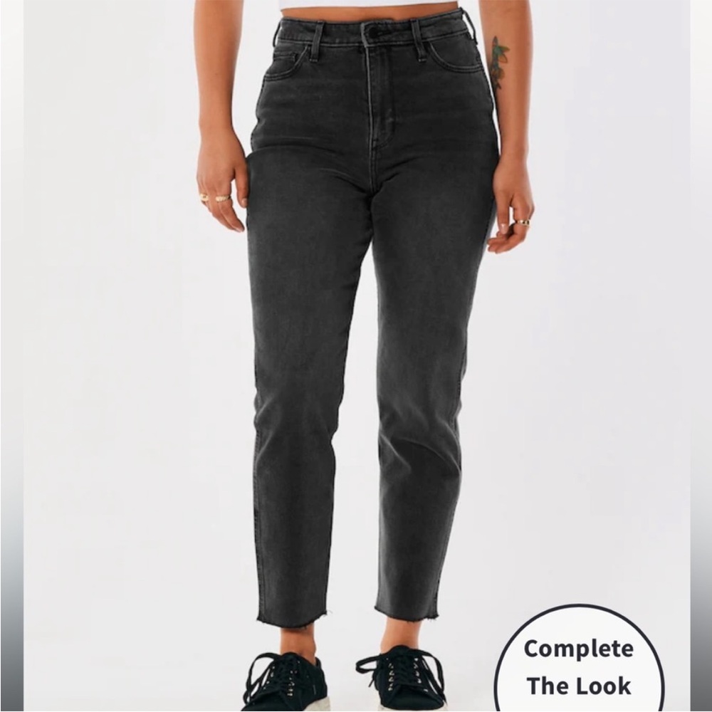 Hollister high rise mom jeans